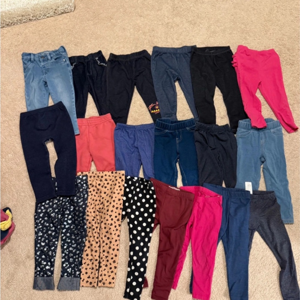 2T Mixed Girls Leggings and Bottoms - Assorted Colors